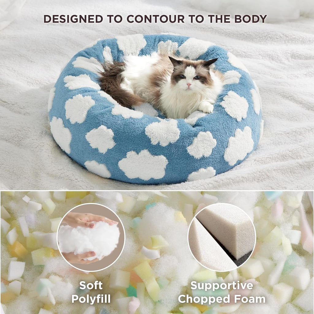 Cat or Dog Bed with Anti-Slip Bottom