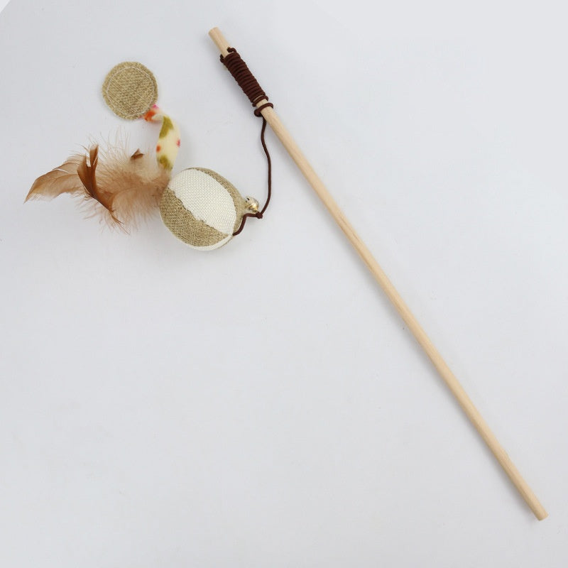 Teaser Feather Toy for Kittens & Cats