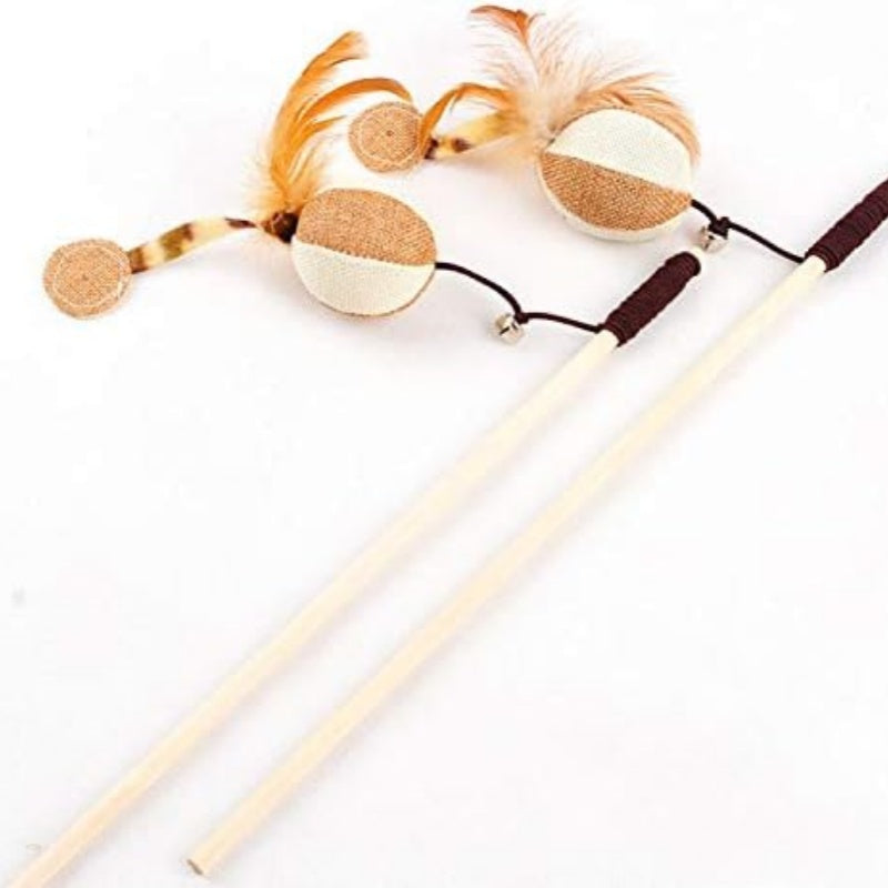 Teaser Feather Toy for Kittens & Cats