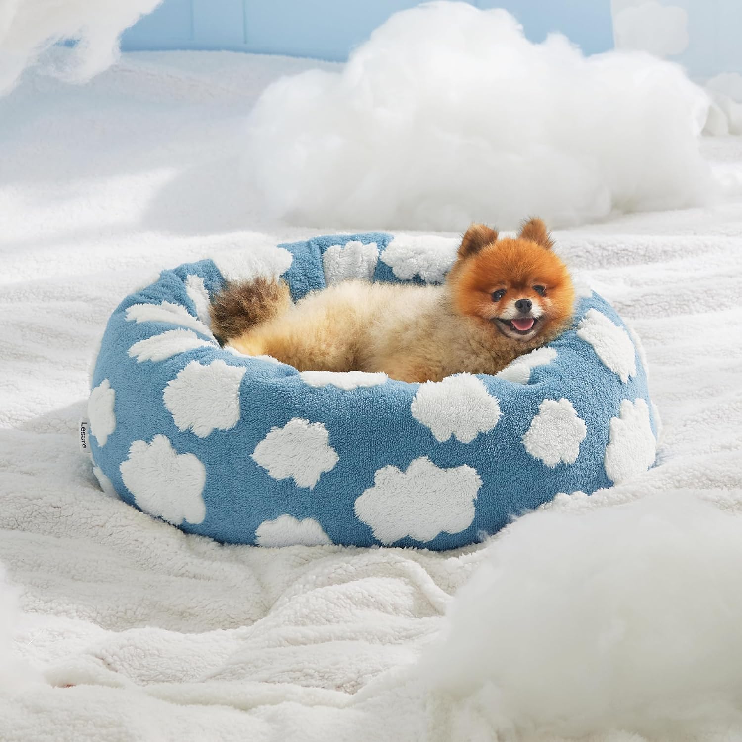Cat or Dog Bed with Anti-Slip Bottom
