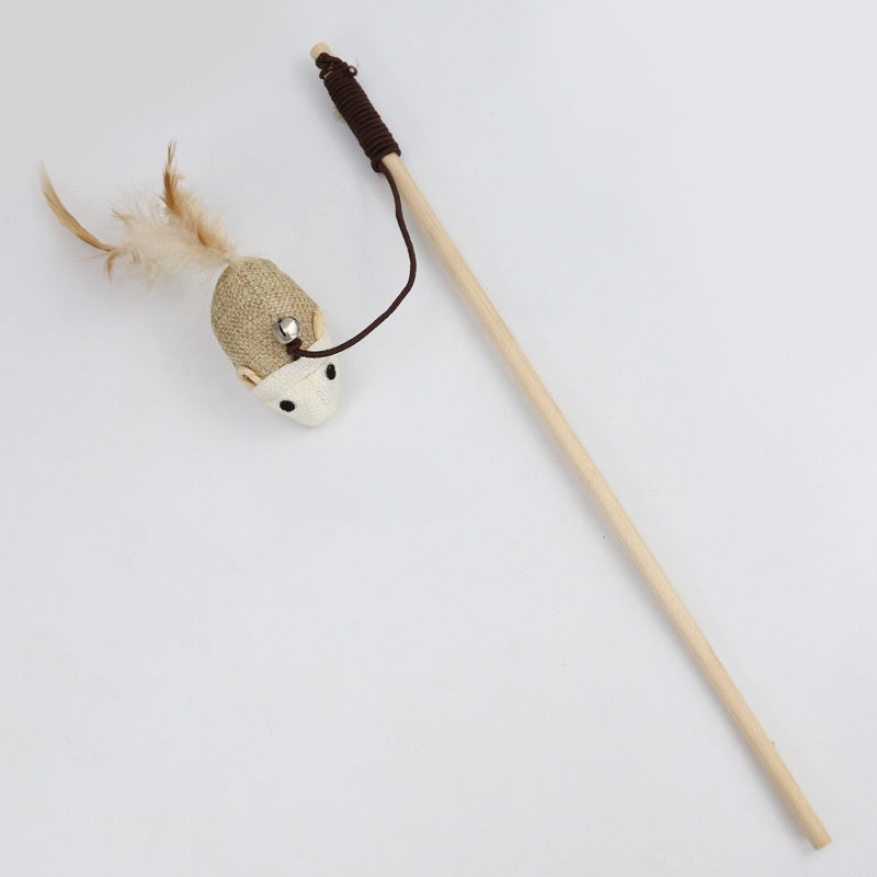 Teaser Feather Toy for Kittens & Cats