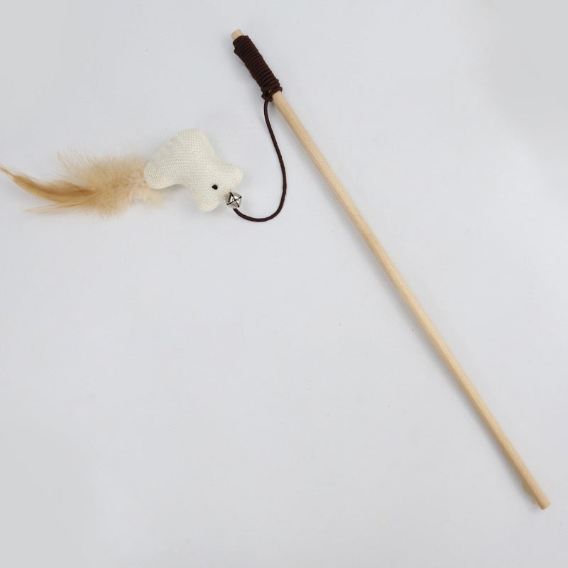 Teaser Feather Toy for Kittens & Cats