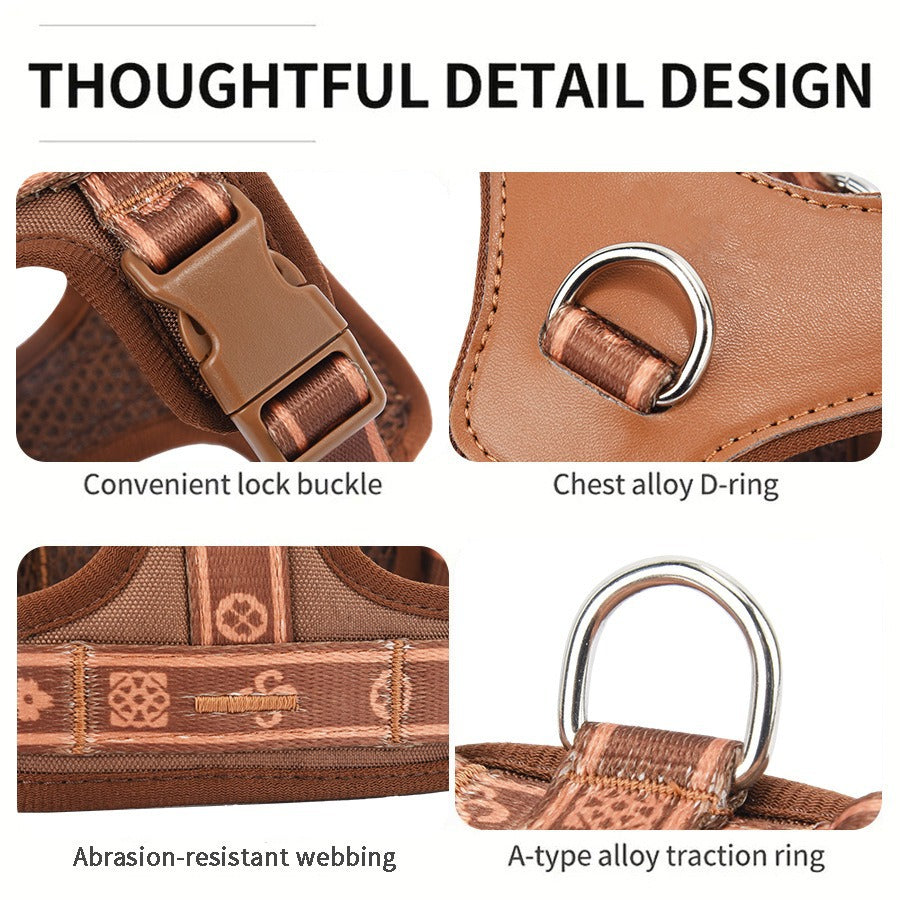 Redirecting & Reflective Dog Harness, Hook In Front