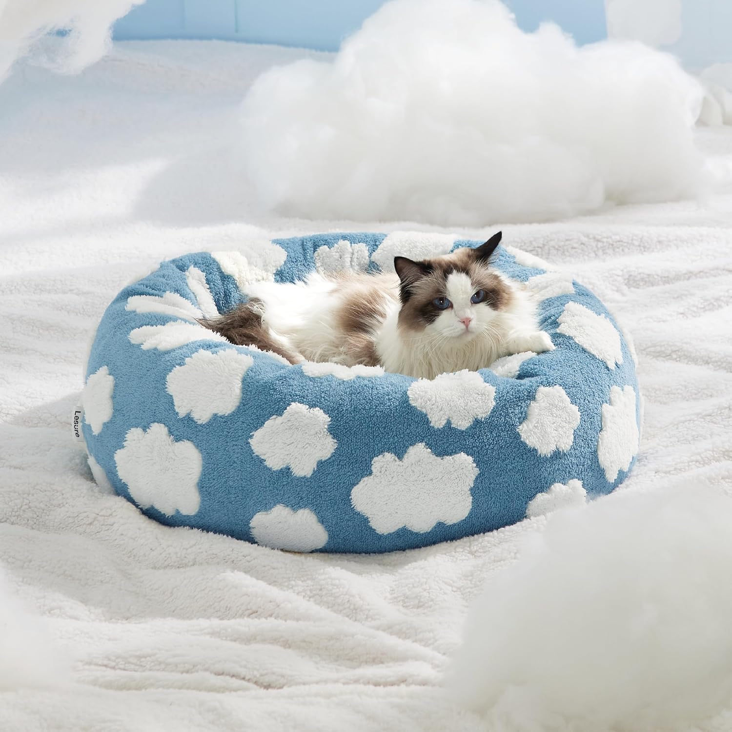 Cat or Dog Bed with Anti-Slip Bottom