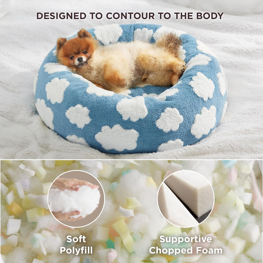 Cat or Dog Bed with Anti-Slip Bottom